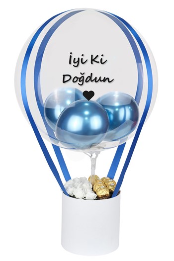 İyi ki Doğdun Çikolata Balon Kutusu